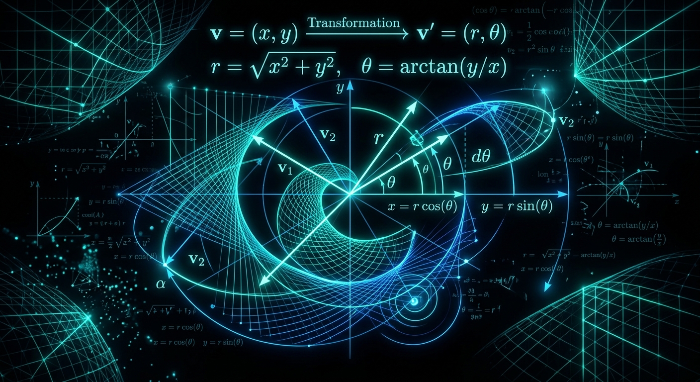 PolarQuantの極座標変換