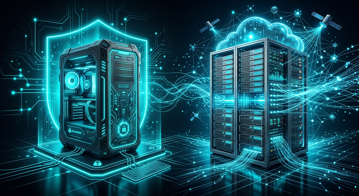 ローカル処理とクラウド処理の比較——セキュリティとプライバシーの違い