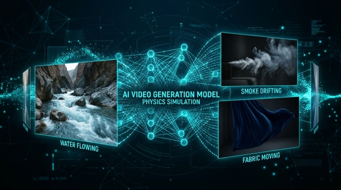 Seedance 2.0の物理シミュレーション精度——水・煙・布の自然な動き表現