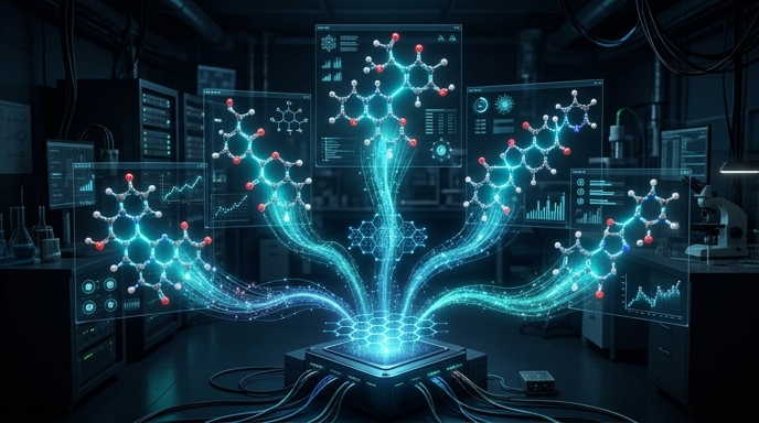 PandaOmicsとChemistry42のAIパイプライン：標的発見から分子設計まで