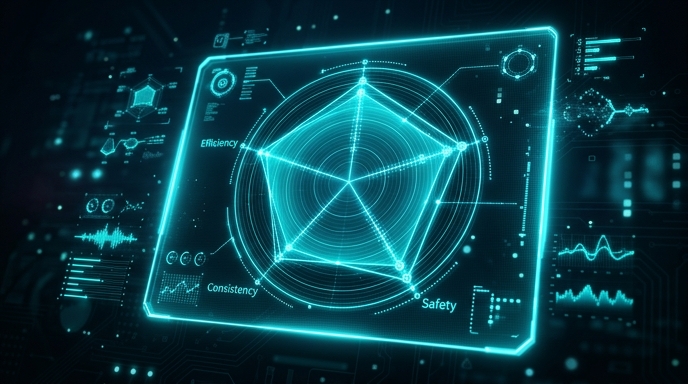 エージェント評価の4軸ダッシュボード