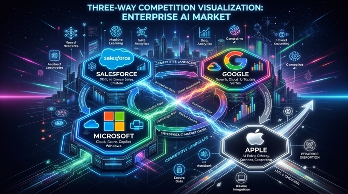 エンタープライズAI三強競争の未来展望