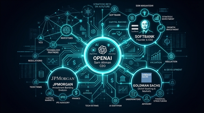 OpenAI IPOを巡る主要プレイヤーの関係図